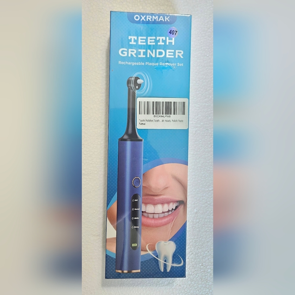 💚❤️Oxrmak Teeth Grinder Rechargeable Plaque Remover Set 🩵💚‎